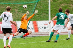 Just sellest löögist sündis Levadia kolmas tabamus. Foto: Gertrud Alatare