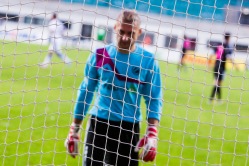 Vitali Teleš oli Dnipro väravate ees võimetu. Foto: Gertrud Alatare