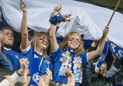Eesti koondis tänab pealtvaatajaid