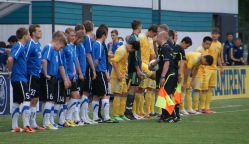 Eesti ja Kasahstani noored kohtusid viimati juuni alguses, kui U-21 koondised mängisid omavahel 1:1 viiki. Foto: Jana Pipar