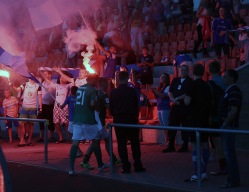 Augustilahing Tammeka ja Levadia vahel lõppes tartlaste mölluga. Foto: Rein Murakas (arhiiv)