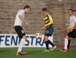 Maksim Paponov (vasakul) tekitas Kurele paksu pahandust. Foto: Jana Pipar (arhiiv)