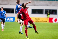 Arda Turan võitluses Aleksandr Dmitrijeviga. Foto: Gertrud Alatare