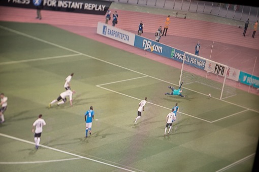 Hetk, mis otsustas turniiri saatuse - Riccardo Montolivo värav viis Ennu Ivari vastu juhtima ning kindlustas Hendrikule üldvõidu. Foto: Hendrik Osula