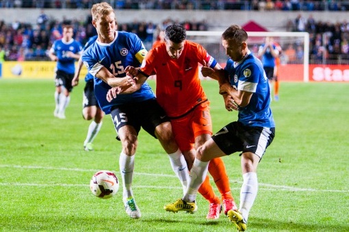 Vaid Robin van Persie ei sehkeldanud möödunud nädalal penaltitega. Foto: Gertrud Alatare