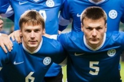 Dmitrijev ja Kruglov olid möödunud hooajal üksteisele toeks ka koondise särgis. Foto: Gertrud Alatare