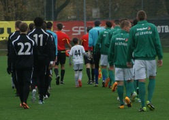 Infonet (vasakul) peab finaali jõudmiseks alistama Levadia (paremal). Foto: Jana Pipar
