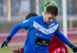 Kristjan Tiirik lõi Tammeka viimase värava. Foto: Rein Murakas