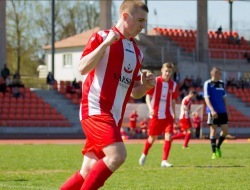 Santose kapten ning kahe värava autor Taavi Vellemaa. Foto: Raido Kull