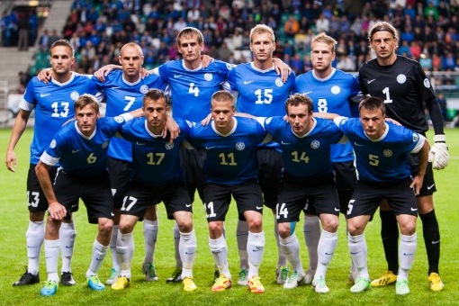 Lindpere tagumises reas vasakult teine (nr 7), Klavan neljas (nr 15). Foto: Gertrud Alatare