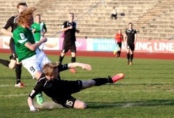 Eelmises omavahelises kohtumises esitles Alliku kalevlastele kaabutrikki. Foto: Jana Pipar