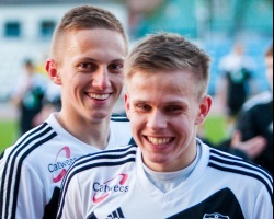 Kahe nädala tagune võit Transi üle pani levadialased laialt naeratama. Kas suudetakse sama täna Jõhvi vastu? Foto: Gertrud Alatare