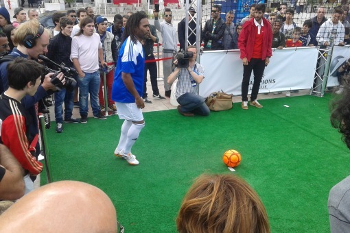 Real Madridiga kaks korda Meistrite liiga võitnud Christian Karembeu. Foto: Mart Treial