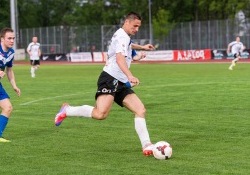 Sillamäe Kalevi ridades mängib meistriliiga parim väravakütt Jevgeni Kabajev, kes on sel aastal löönud 32 väravat. Foto: Rein Murakas