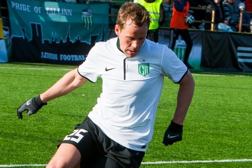 Andre Frolovi väravast hiidlastele ei piisanud, penaltiseerias anti taas võit käest. Foto: Gertrud Alatare