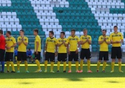 Viljandi Tulevik enne suvist karikamängu FC Floraga. Foto: Brit Maria Tael