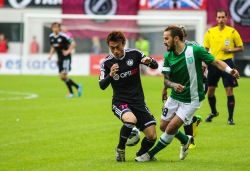 Karl-Eerik Luigend (paremal) on end ehitava keskpoolkaitsjana igati tõestanud. Foto: Jana Pipar