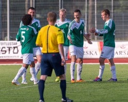 Levadia võitis eelmises omavahelises kohtumises Tammeka 7:0. Foto: Rein Murakas
