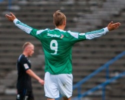 Kas Levadia mees Rasmus Peetson kostitab väravatega ka Vändrat? Foto: Gertrud Alatare