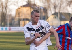 Kevin Rääbis lõi Tammeka võiduvärava. Foto: Rein Murakas