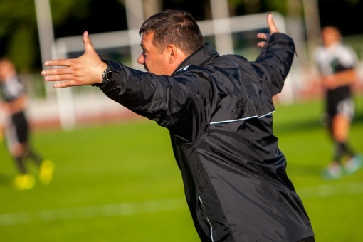 Levadia peatreener Marko Kristal. Foto: Gertrud Alatare