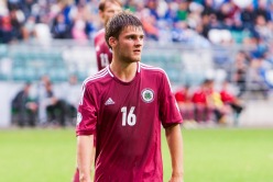 Läti meeste koondisesse kuuluv 19-aastane ründaja Valerijs Šabala liikus Riia Skontost Club Brüggesse, kes ta omakorda Anorthosisele laenas. Foto: Gertrud Alatare