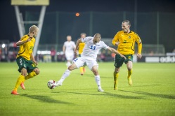 Ojamaa Leedu vastu. Foto: Hendrik Osula