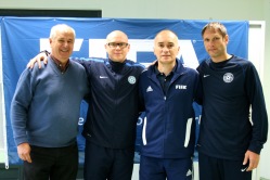 Vasakult: Ants Juhvelt, Kert Küttis, Mico Martic, Dmitri Skiperski. Foto: EJL