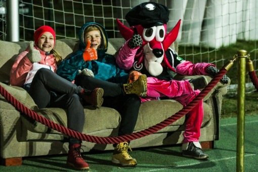 Meeleolukas Rahvaliiga finaalmäng. Foto: Jana Pipar