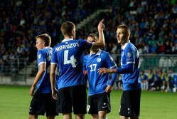 Eesti vaatab vaikselt juba San Marino mängu poole. Foto: Imre Pühvel
