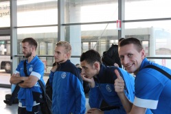 Sinisärgid lähevad tänasele mängule vastu positiivsete emotsioonidega. Foto: Kasper Elissaar