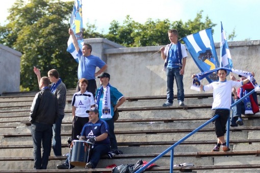 Kalevi staadioni tribüün on vana ja väsinud. Foto: Jana Pipar