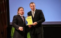 Taavi Rähn (paremal) selle aasta jalgpalligalal. Foto: Brit Maria Tael