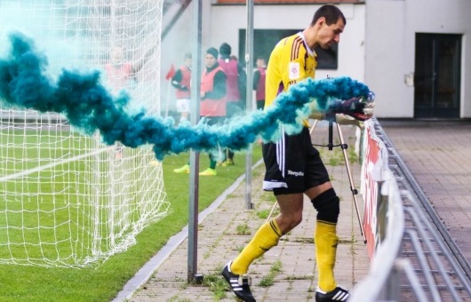 Roman Smiško sai väravasuule konkurendi juurde. Foto: Jana Pipar