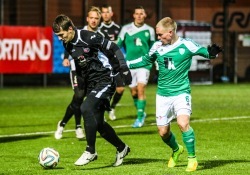 Viimases omavahelises liigamängus Sportland Arenal jäi Infonet peale 2:0. Foto: Jana Pipar