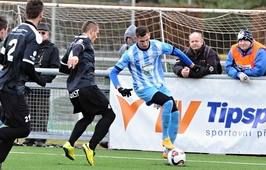 Igor Subbotin täna Tšehhi klubi eest mängimas. Foto: fkmb.cz