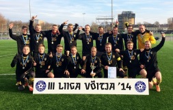 2014. aastal võitis III liiga JK Piraaja. Foto: Kert Küttis