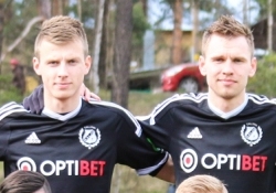 Erik Listmann (vasakul) ja Artjom Dmitrijev. Foto: Jana Pipar