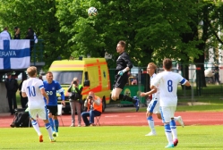 Viimati kohtusid Eesti ja Soome pallimurul mullusel Balti turniiril. Toona jäid põhjanaabrid peale 2:0 - kuidas nüüd? Foto: Brit Maria Tael