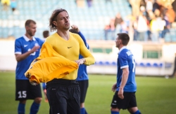 Teisipäeval Soome vastu nullimängu teinud Pareiko jaoks on praegune EM-valiktsükkel viimane. Foto: Jana Pipar