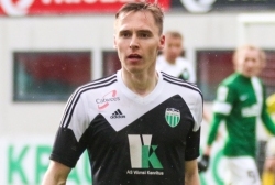 Siim Luts on skoorinud kõikides juunikuistes Premium liiga kohtumistes. Foto: Gertrud Alatare