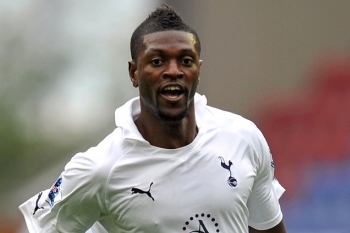 Tottenham sai lastega treeninud Adebayorist lahti