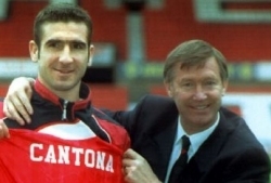 Eric Cantona ja Alex Ferguson. Foto: therepublikofmancunia.com