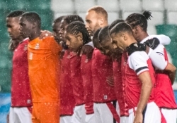 Saint Kitts ja Nevise koondis Tallinnas. Foto: Brit Maria Tael