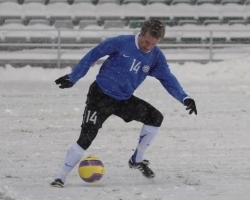 Konstantin Vassiljev 2008. aastal Kanada vastu. Foto: arhiiv