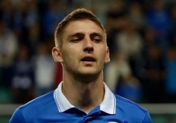 Igor Morozov Eesti koondise särgis. Foto: Imre Pühvel.