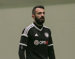 Damiano Quintieri Priit Pikkerit ja Vladislav Tsvetkovi üle mängida ei suutnud. Foto: Jana Pipar