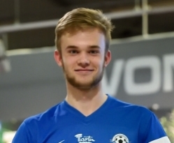 Tristan Koskor säras Tammeka võidus nelja väravaga. Foto: Imre Pühvel