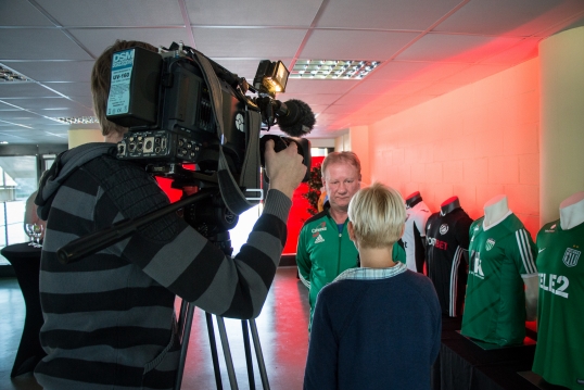 Levadia uus peatreener on talvel olnud kõvasti ka meedia huviorbiidis. Foto: Brit Maria Tael