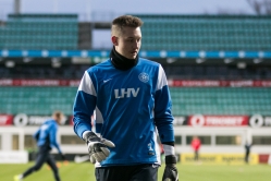 Andreas Vaikla tõrjus küll penalti, kuid mitte jätkuolukorda. Foto: Jana Pipar